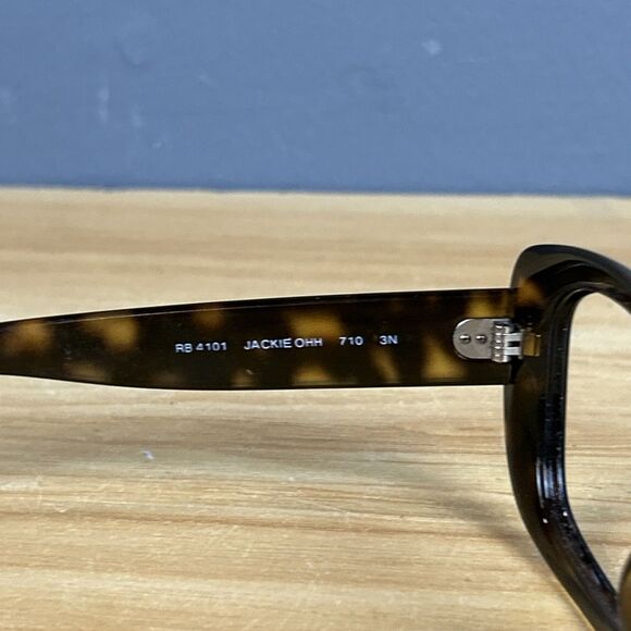 Ray-Ban JACKIE OHH RB4101 710 Cat Eye Tortoise Shell Italy FRAMES ONLY - Picture 6 of 8